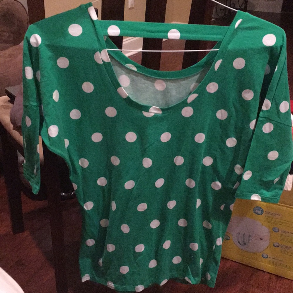Green shirt